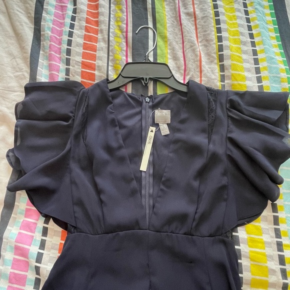 NWT ASOS navy maxi dress size 4 sassy and classy - Picture 7 of 10